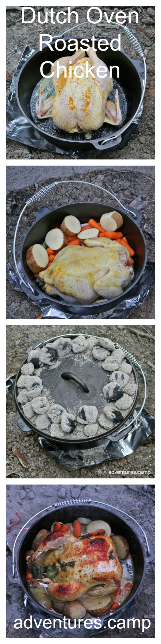 Dutch Oven Chicken and Vegetables Recipe Camping Dinner