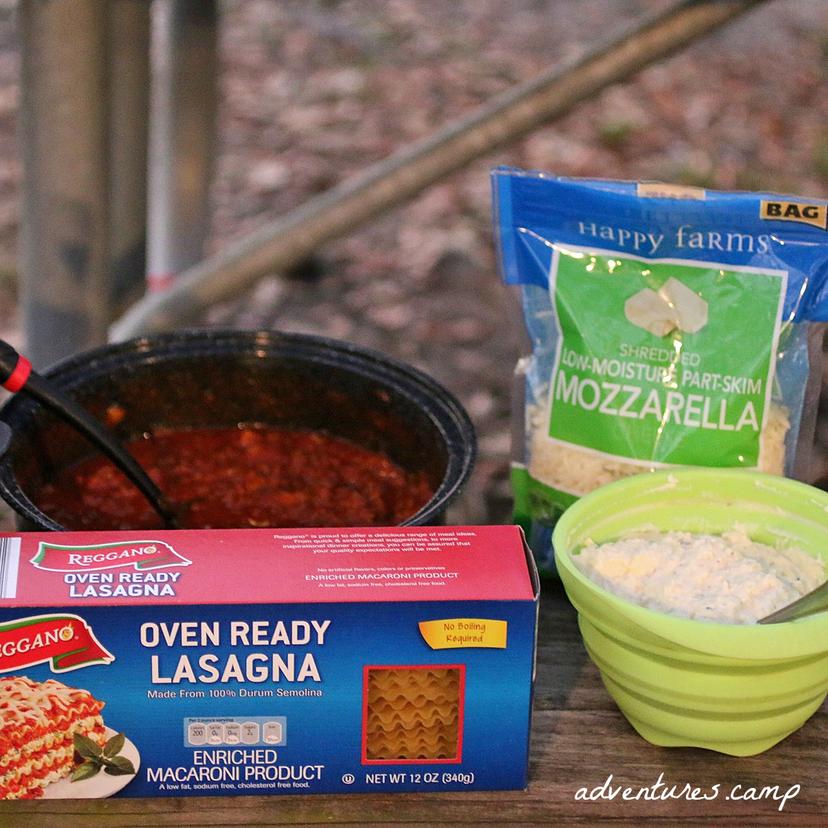 Dutch Oven Lasagna